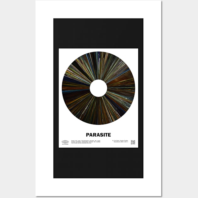 minimal_Parasite Warp Barcode Movie Wall Art by silver-light